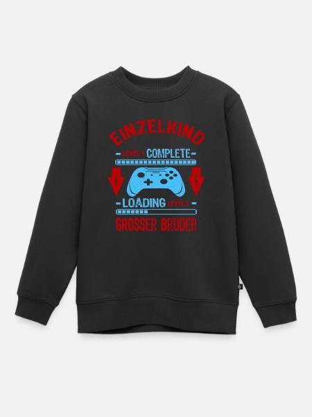 Einzelkind Complete - Loading Großer Bruder - Kinder Premium Organic Sweatshirt - 