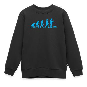 Voiture miniature à distance - Sweat Premium enfant bio - noir - Devant - AI Model Kid Female (0cm)