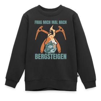 Alpinisme Randonnée Alpiniste Alpiniste - Sweat Premium enfant bio - noir - Devant - AI Model Kid Female (0cm)