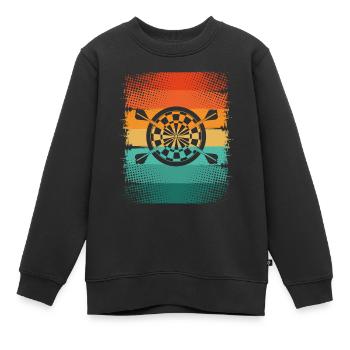 Dard - Sweat Premium enfant bio - noir - Devant - AI Model Kid Female (0cm)