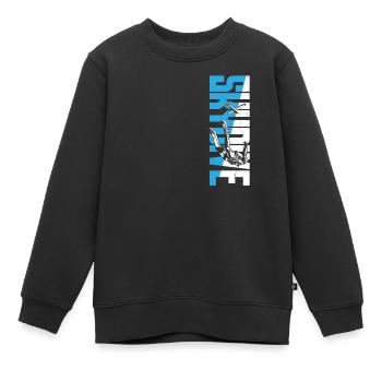 Parachutisme Parachutisme - Sweat Premium enfant bio - noir - Devant - AI Model Kid Female (0cm)