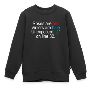 Programmer Computer Scientist Programming - Kids Premium Organic Sweatshirt - black - Front - AI Model Kid Female (0cm)