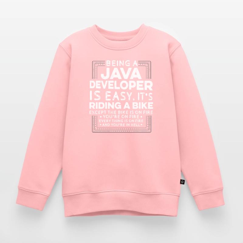 Java Developer Kinder Premium Organic Sweatshirt