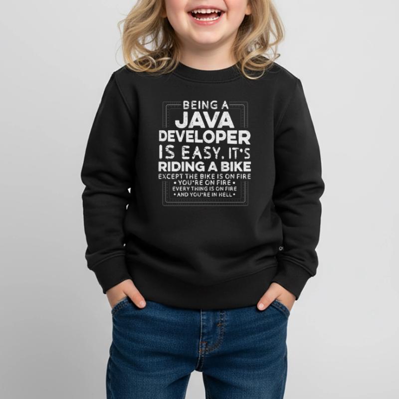 Java Developer Kinder Premium Organic Sweatshirt