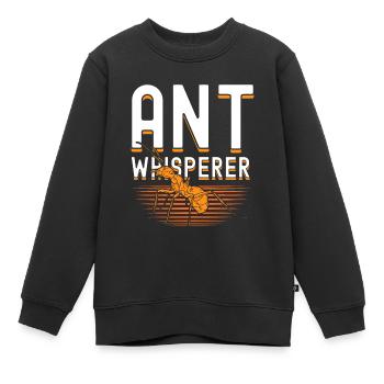 Ameise Insekt Geschenk Natur Ungeziefer Bug Ant - Kinder Premium Organic Sweatshirt - Schwarz - Vorne - AI Model Kid Female (0cm)