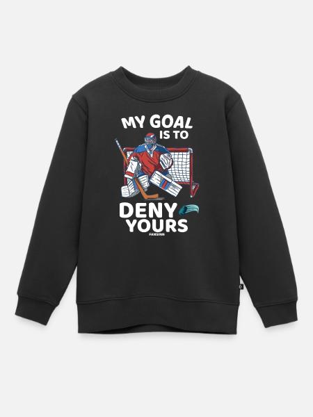 Eishockey - Kinder Premium Organic Sweatshirt - Schwarz