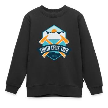 Santa Cruz Trek - Peru - Kinder Premium Organic Sweatshirt - Schwarz - Vorne - AI Model Kid Female (0cm)