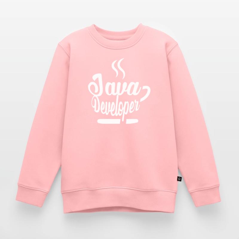 Java Developer Coffee Kaffee Kinder Premium Organic Sweatshirt