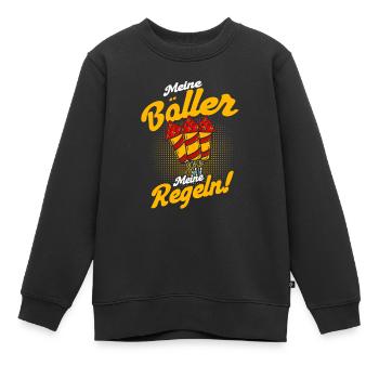 Silvester Feuerwerker Feuerwerk Geschenk - Kinder Premium Organic Sweatshirt - Schwarz - Vorne - AI Model Kid Female (0cm)