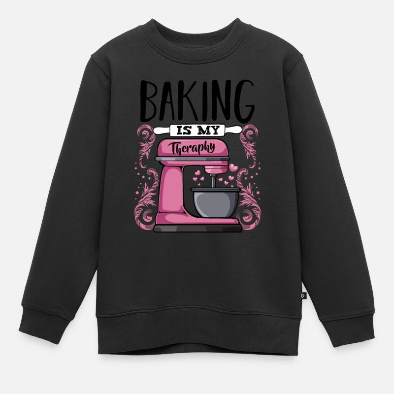 Le dicton de Baker - Sweat Premium enfant bio - noir