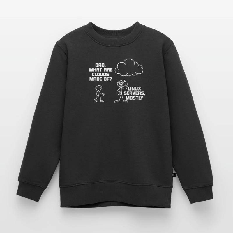 Serveurs Linux Computer Cloud Sweat Premium enfant bio