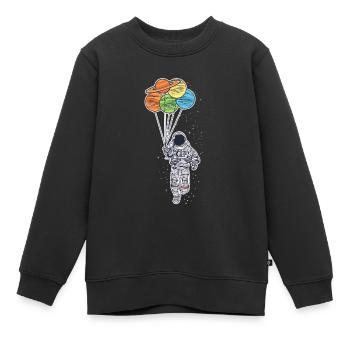 Astronaut - Kinder Premium Organic Sweatshirt - Schwarz - Vorne - AI Model Kid Female (0cm)