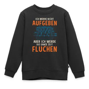 Tischfußball Kickern Tischkicker Sport Kicker - Kinder Premium Organic Sweatshirt - Schwarz - Vorne - AI Model Kid Female (0cm)