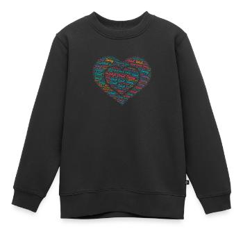WCS Tanz West Coast Swing Dance Herz Geschenk - Kinder Premium Organic Sweatshirt - Schwarz - Vorne - AI Model Kid Female (0cm)