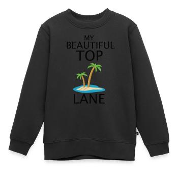 League Legend Top lane lustiges design - Kinder Premium Organic Sweatshirt - Schwarz - Vorne - AI Model Kid Female (0cm)