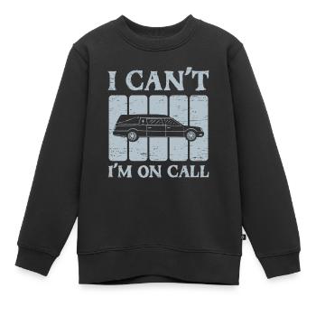 Mortician Funeral Director Embalmer - Kids Premium Organic Sweatshirt - black - Front - AI Model Kid Female (0cm)