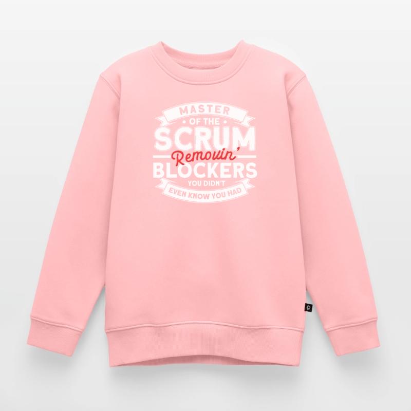 Git Developer Scrum Master Programmeur Cadeau Sweat Premium enfant bio