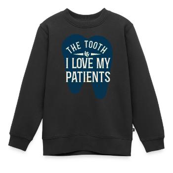 Dentist Dental Assistant Hygienist - Kinder Premium Organic Sweatshirt - Schwarz - Vorne - AI Model Kid Female (0cm)
