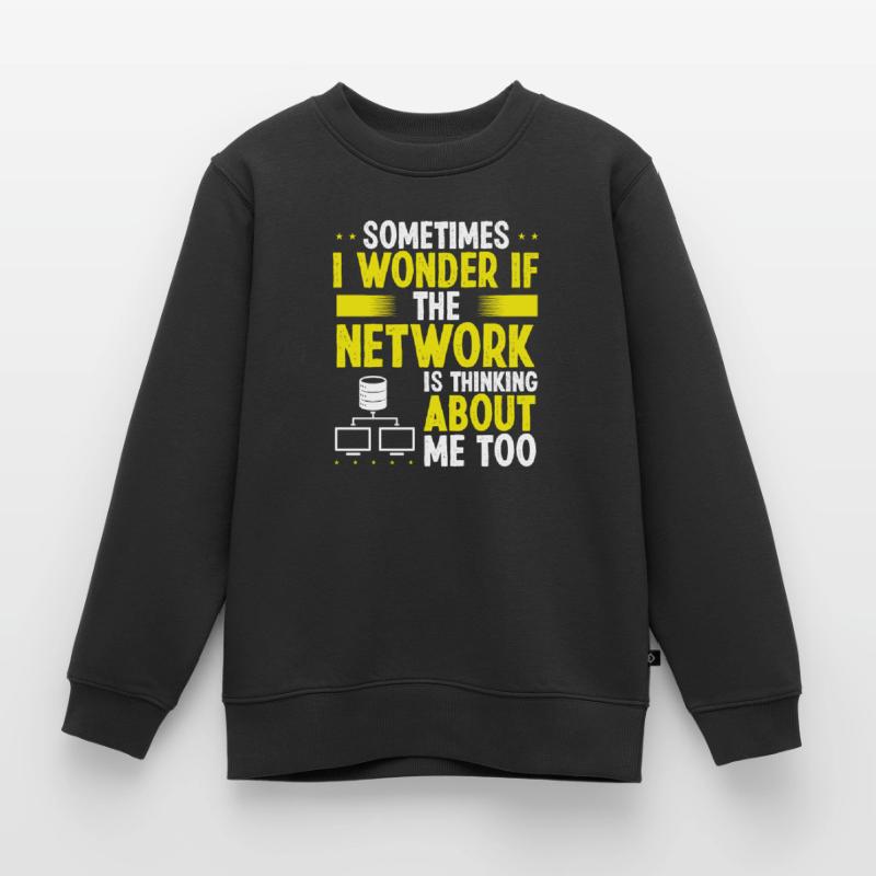 Network Engineer Server Engineering Cloud Networks Kids Premium Organic Sweatshirt