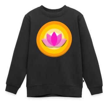 Qigong Qi Gong Tai Chi Chigong - Kinder Premium Organic Sweatshirt - Schwarz - Vorne - AI Model Kid Female (0cm)