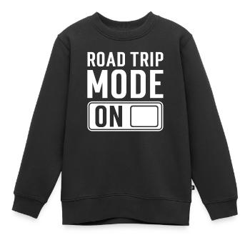 Roadtrip Dire - Sweat Premium enfant bio - noir - Devant - AI Model Kid Female (0cm)