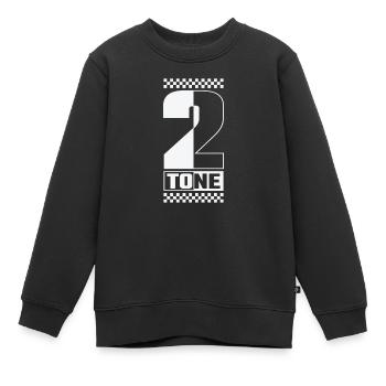Ska Musik 2-Tone Swing Jazz Musikstil - Kinder Premium Organic Sweatshirt - Schwarz - Vorne - AI Model Kid Female (0cm)