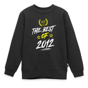 2012 best of - Sweat Premium enfant bio - noir - Devant - AI Model Kid Female (0cm)