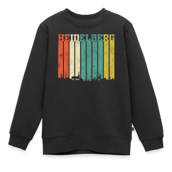 Heidelberg | Heidelberg Skyline - Kinder Premium Organic Sweatshirt - Schwarz - Vorne - AI Model Kid Female (0cm)
