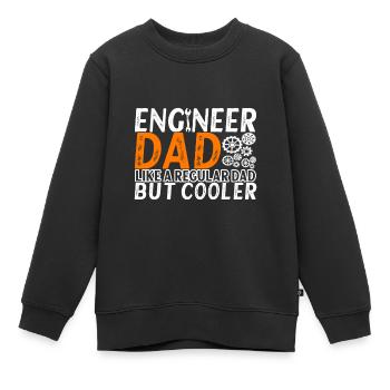 Ingenieur Maschinenbau Bauingenieur - Kinder Premium Organic Sweatshirt - Schwarz - Vorne - AI Model Kid Female (0cm)