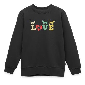 Beagle Beagle Dog Beagle Puppy Beagle Owner - Kids Premium Organic Sweatshirt - black - Front - AI Model Kid Female (0cm)