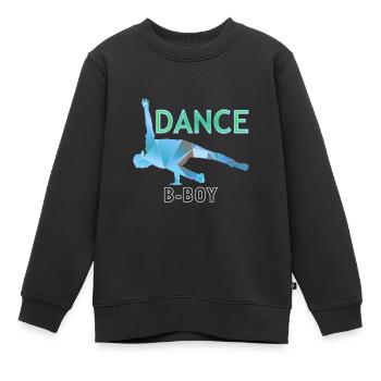 Hiphop bboying Dance - Kinder Premium Organic Sweatshirt - Schwarz - Vorne - AI Model Kid Female (0cm)
