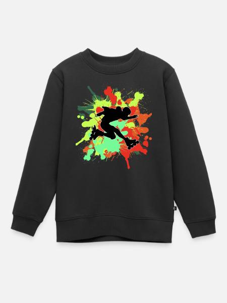 Rollerblades rollers - Sweat Premium enfant bio - noir