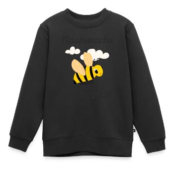 Nachwuchsimker Imker Imkerin Bienen Bienenzüchter - Kinder Premium Organic Sweatshirt - Schwarz - Vorne - AI Model Kid Female (0cm)