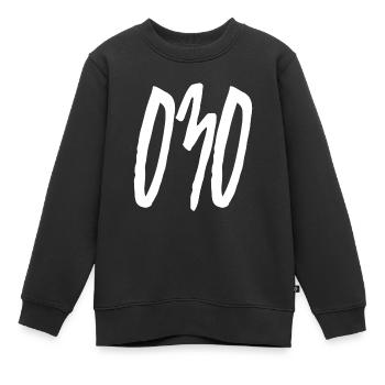 030 Indicatif régional Berlin - Sweat Premium enfant bio - noir - Devant - AI Model Kid Female (0cm)