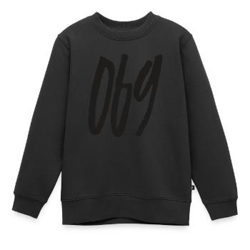 069 Indicatif régional Francfort-sur-le-Main - Sweat Premium enfant bio - noir - Devant - AI Model Kid Female (0cm)