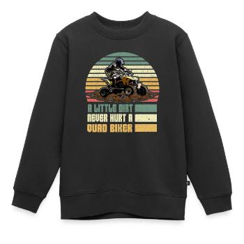 Quad Atv Motorsport - Kinder Premium Organic Sweatshirt - Schwarz - Vorne - AI Model Kid Female (0cm)