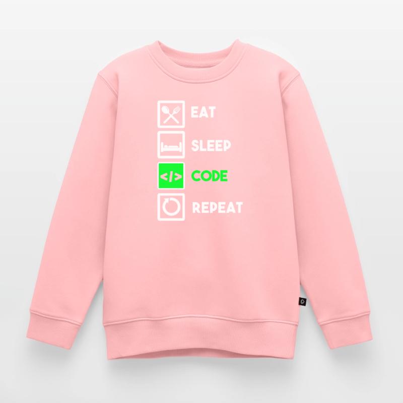 Programmeur Code Informatique Codeur Programmation Sweat Premium enfant bio