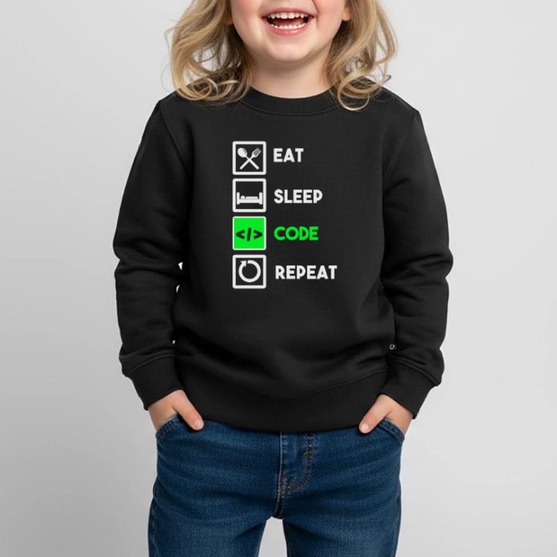 Programmierer Code Informatik Coder Programmieren Kinder Premium Organic Sweatshirt