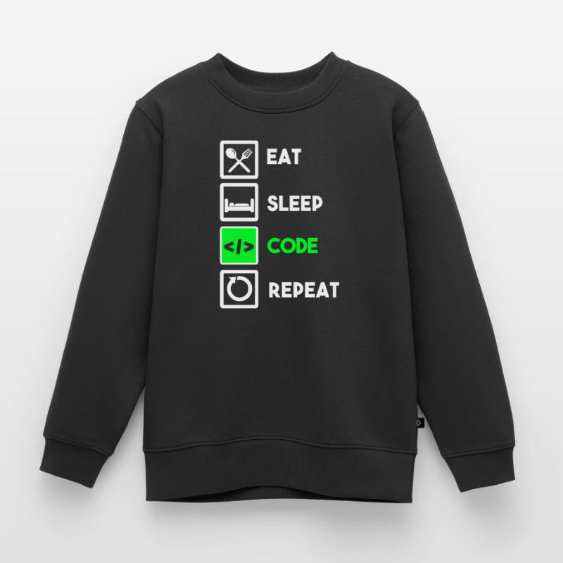 Programmierer Code Informatik Coder Programmieren Kinder Premium Organic Sweatshirt