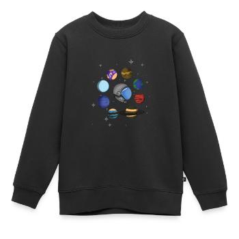 Astronaut - Kinder Premium Organic Sweatshirt - Schwarz - Vorne - AI Model Kid Female (0cm)