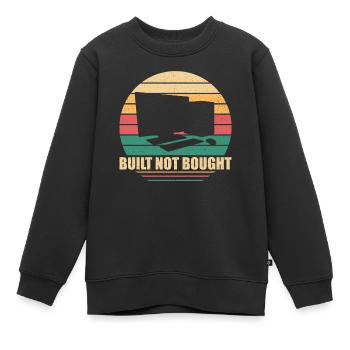 Construisez votre propre PC - Sweat Premium enfant bio - noir - Devant - AI Model Kid Female (0cm)