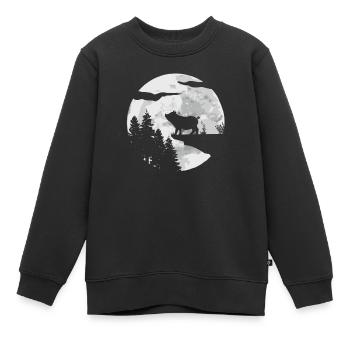 Éleveur de porcs Éleveur de porcs Éleveur de porcs - Sweat Premium enfant bio - noir - Devant - AI Model Kid Female (0cm)