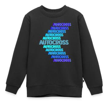 Autocross - Kinder Premium Organic Sweatshirt - Schwarz - Vorne - AI Model Kid Female (0cm)