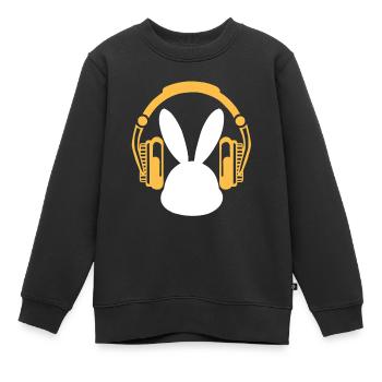 Ostern - Kinder Premium Organic Sweatshirt - Schwarz - Vorne - AI Model Kid Female (0cm)