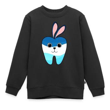 Ostern - Kinder Premium Organic Sweatshirt - Schwarz - Vorne - AI Model Kid Female (0cm)