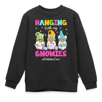 Ostern - Kinder Premium Organic Sweatshirt - Schwarz - Vorne - AI Model Kid Female (0cm)