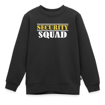 Sicherheits Squad Sicherheit Security Türsteher - Kinder Premium Organic Sweatshirt - Schwarz - Vorne - AI Model Kid Female (0cm)