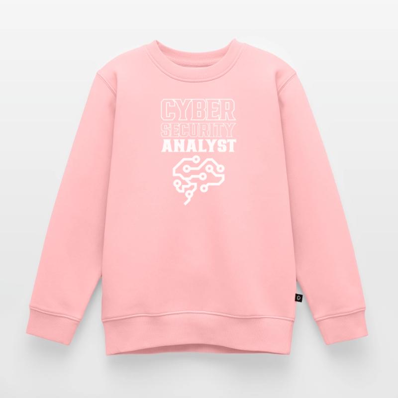 Analyste de cybersécurité IT Security Hacker Hack Sweat Premium enfant bio