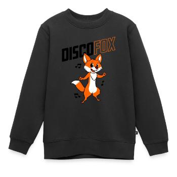 Discothèque Fuchs - Sweat Premium enfant bio - noir - Devant - AI Model Kid Female (0cm)