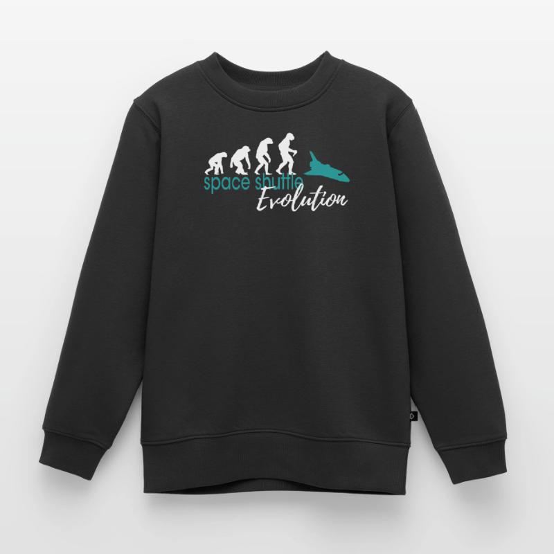 Space Shuttle Evolution Kids Premium Organic Sweatshirt